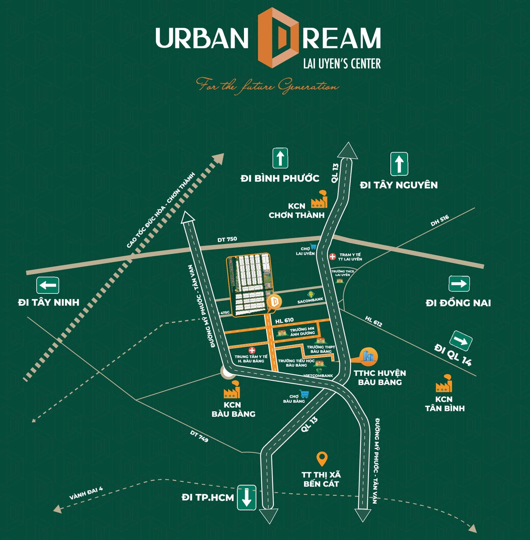 Vị trí khu dân cư Urban Dream